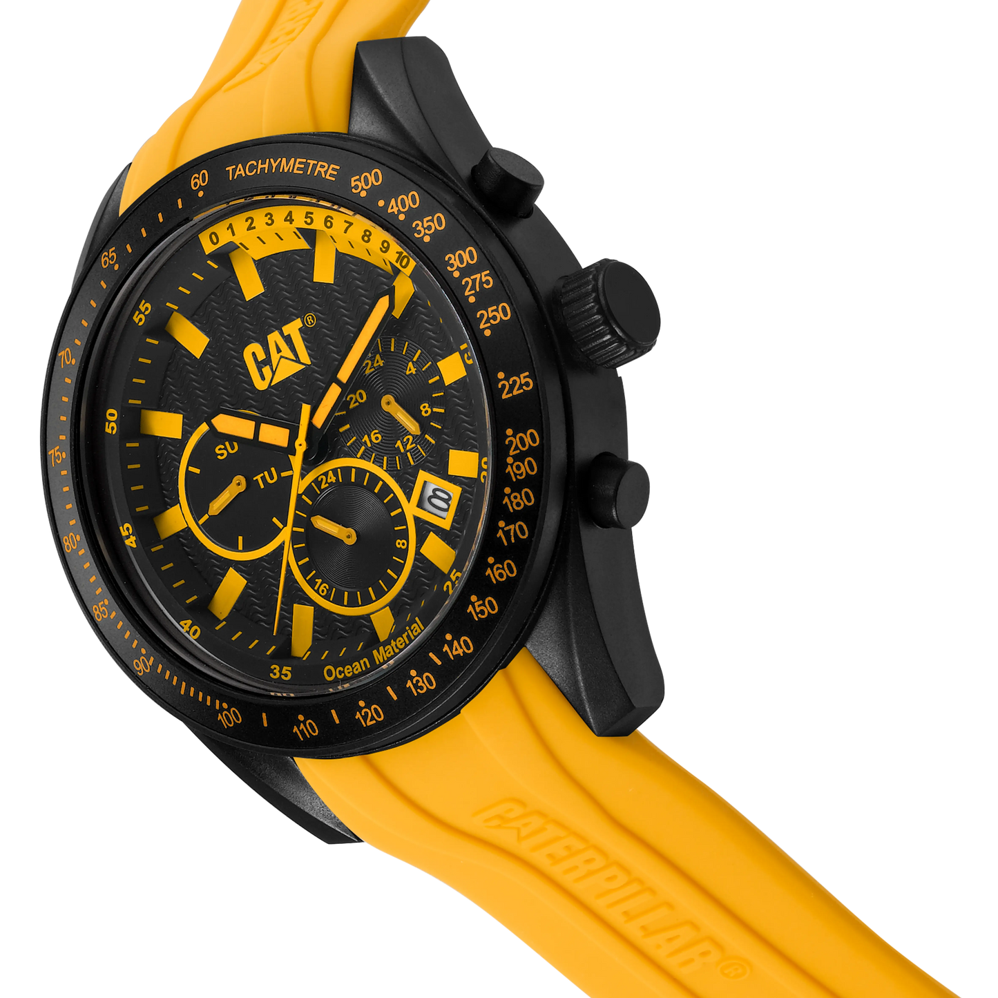 Caterpillar LQ16927127 Oceania Multifunction Yellow Silicon Strap