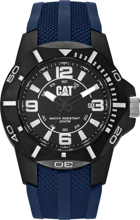 CATERPILLAR LR16126136 Diver Blue Rubber Strap