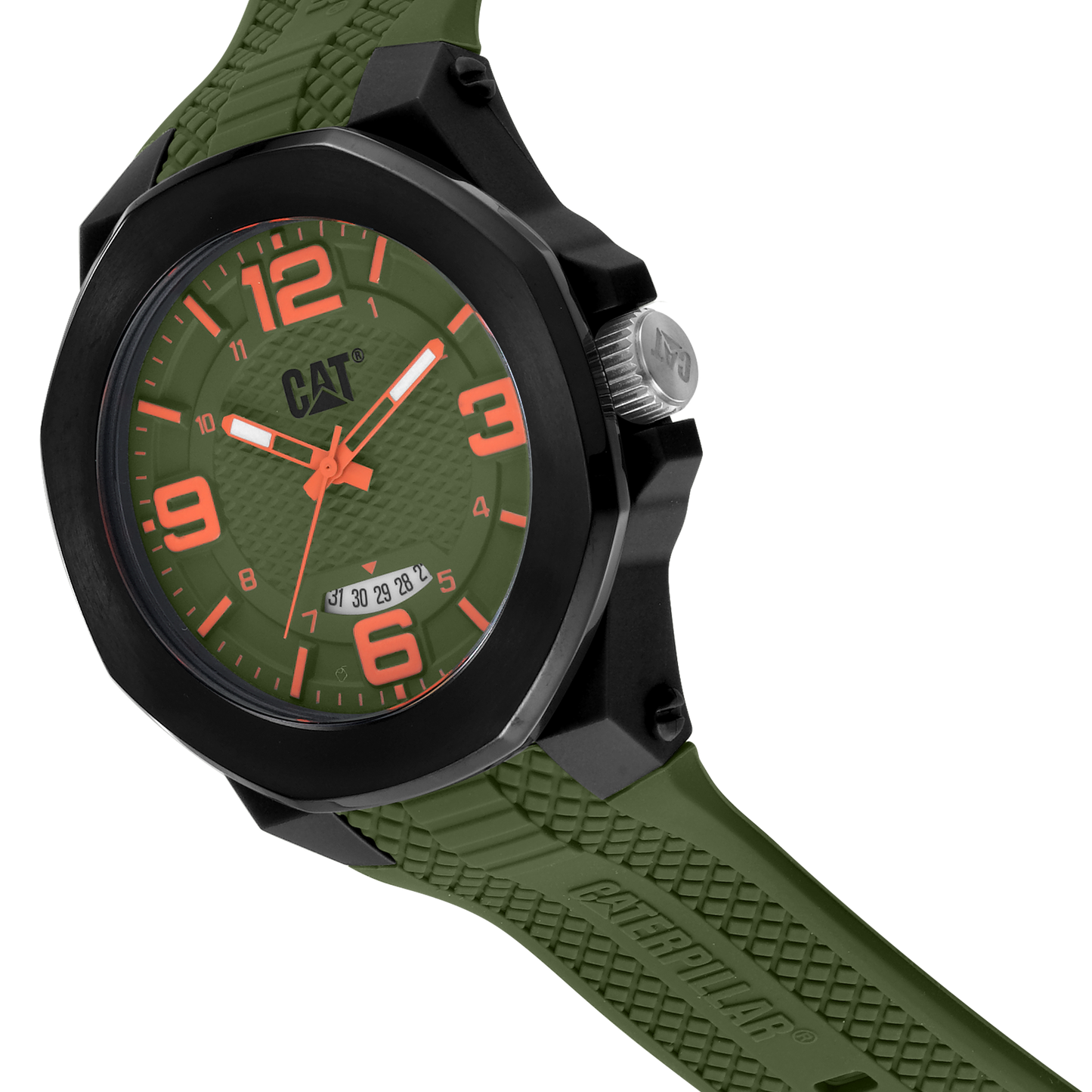 Caterpillar LT16123338 Hive Khaki Silicon Strap