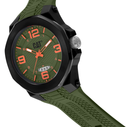 Caterpillar LT16123338 Hive Khaki Silicon Strap