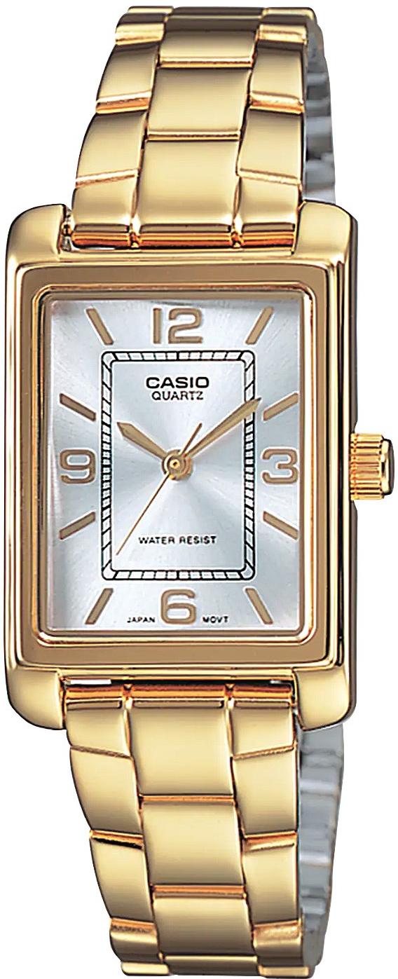CASIO LTP-1234PG-7AEG Lady's Gold Stainless Steel Bracelet