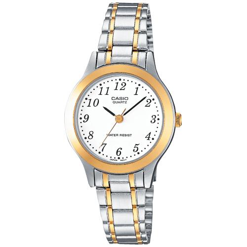 CASIO LTP-1263PG-7BEG Two Tone Stainless Steel Bracelet