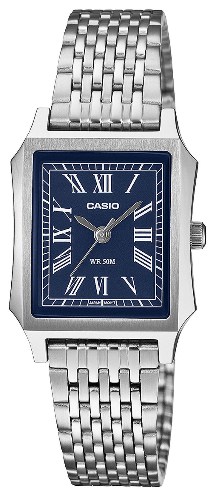 CASIO LTP-B190D-2BVER Lady's Silver Stainless Steel Bracelet