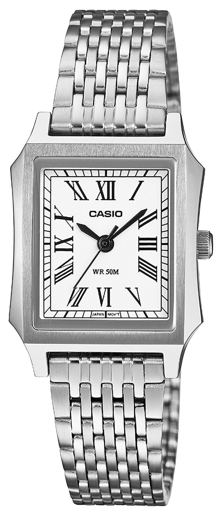 CASIO LTP-B190D-7BVER Lady's Silver Stainless Steel Bracelet
