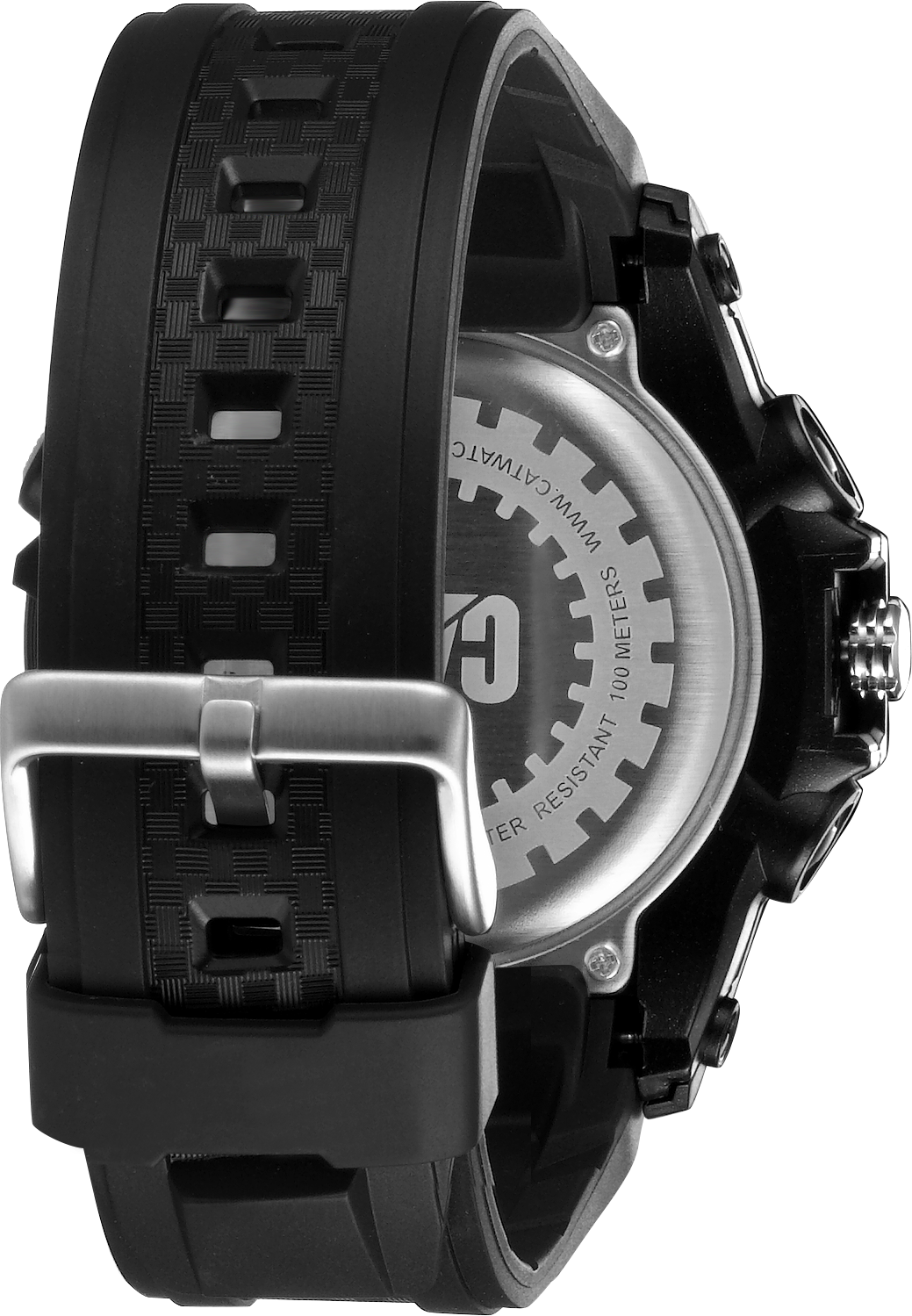 Caterpillar LU16021721 P10 Black Rubber Strap