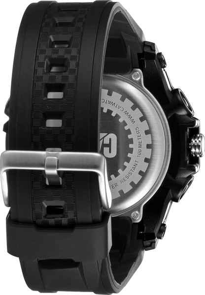 Caterpillar LU16021721 P10 Black Rubber Strap