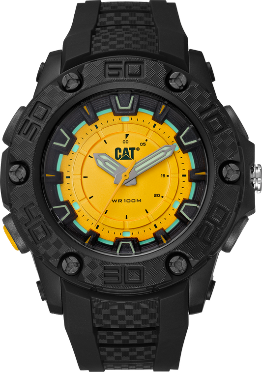 Caterpillar LU16021721 P10 Black Rubber Strap