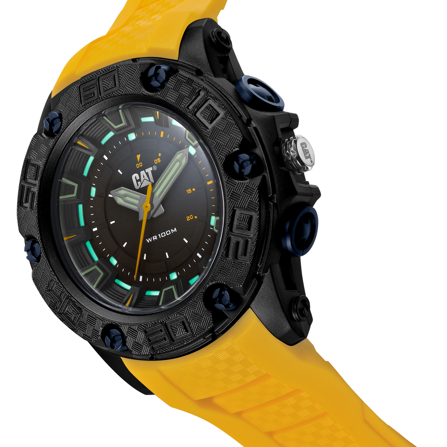 Caterpillar LU16027126 P10 Yellow Rubber Strap