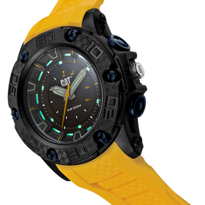 Caterpillar LU16027126 P10 Yellow Rubber Strap