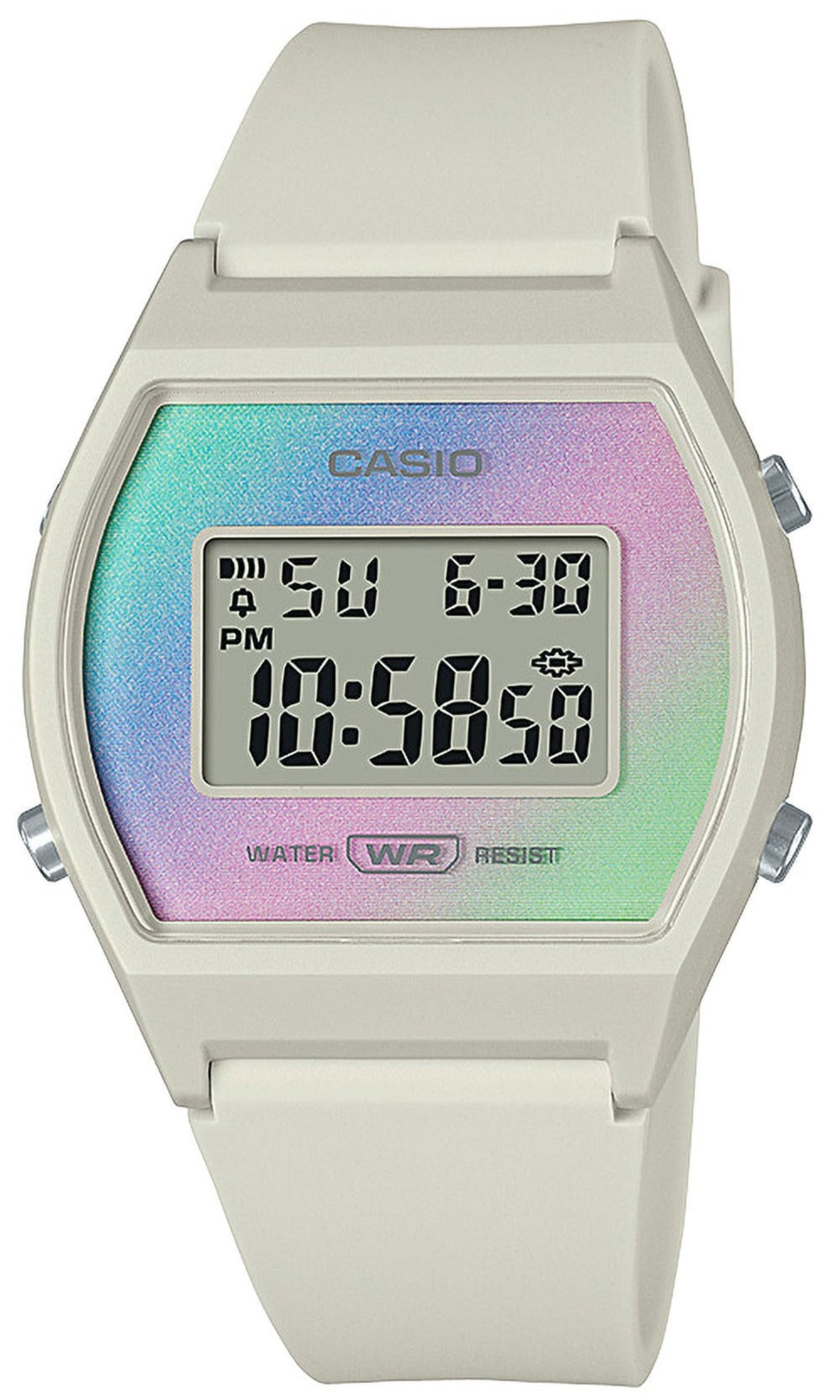 CASIO LW-205H-8AEF Digital Grey Rubber Strap