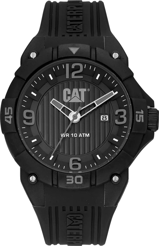 CATERPILLAR LW16121131 Drift Black Silicon Strap