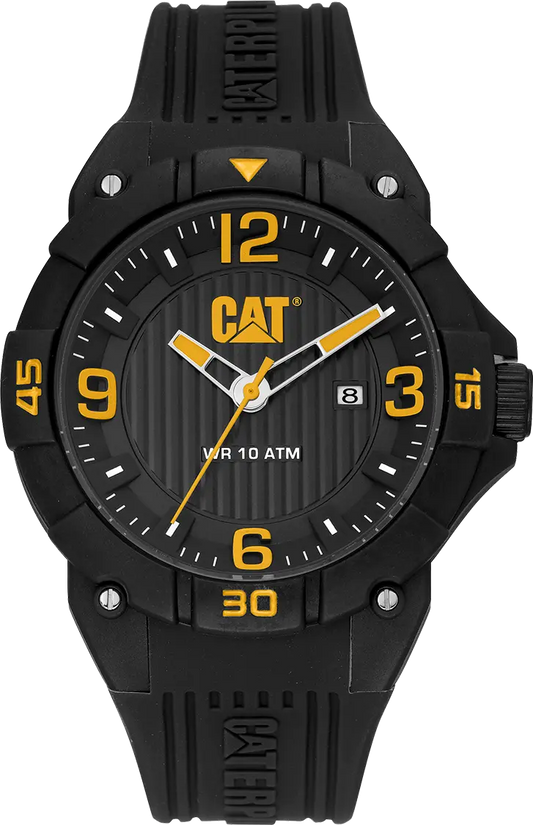 CATERPILLAR LW16121137 Drift Black Silicon Strap