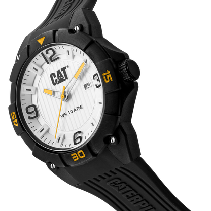 CATERPILLAR LW16121231 Drift Black Silicon Strap