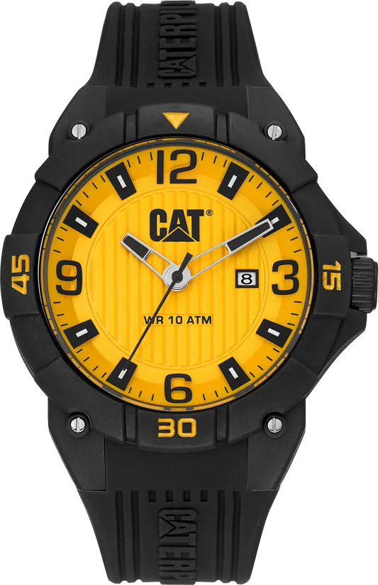 CATERPILLAR LW16121731 Drift Black Silicon Strap