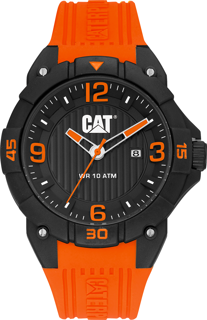CATERPILLAR LW16128138 Drift Orange Silicon Strap