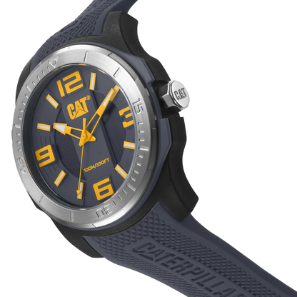 CATERPILLAR LX15125537 Gridlock Grey Silicon Strap