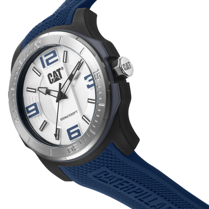 CATERPILLAR LX16126236 Gridlock Blue Silicon Strap