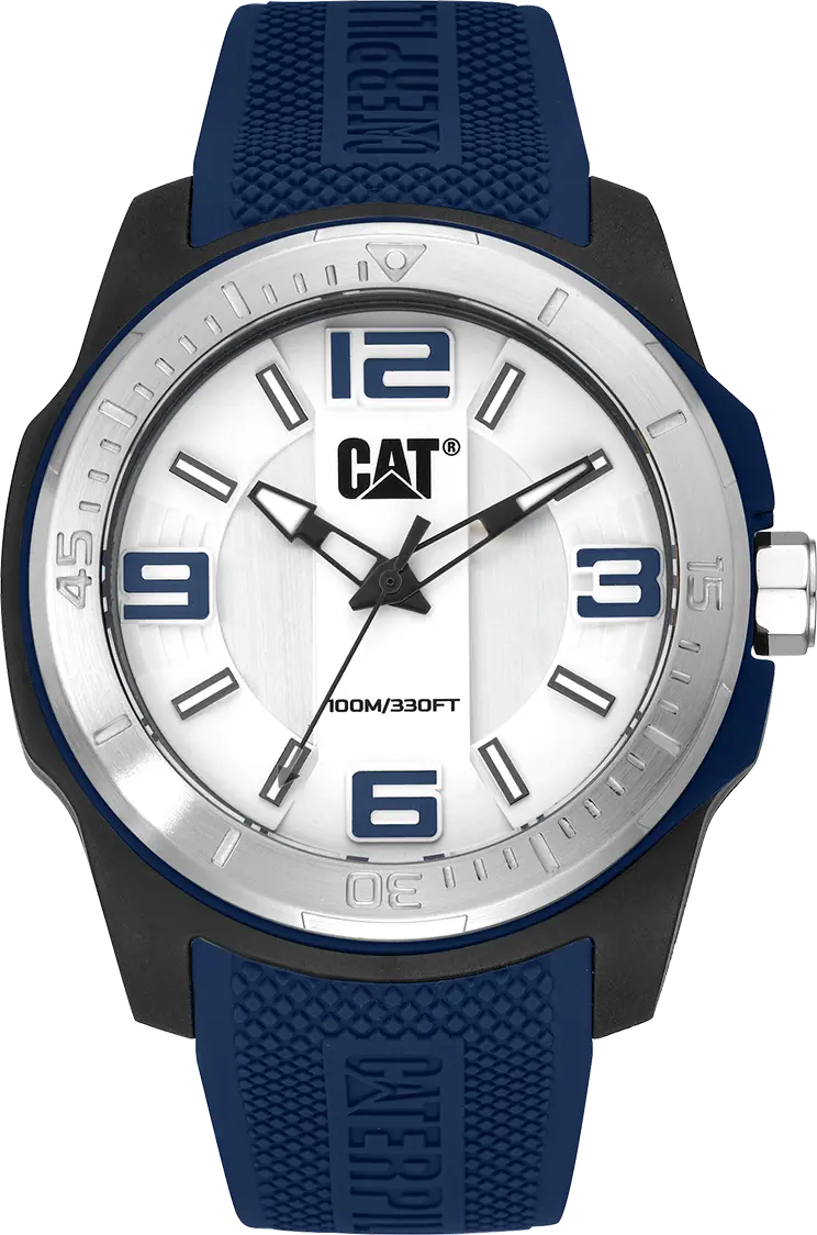 CATERPILLAR LX16126236 Gridlock Blue Silicon Strap