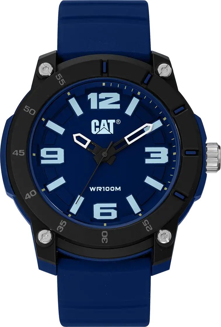 CATERPILLAR LY14026632 Strynox Blue Silicon Strap Caterpillar