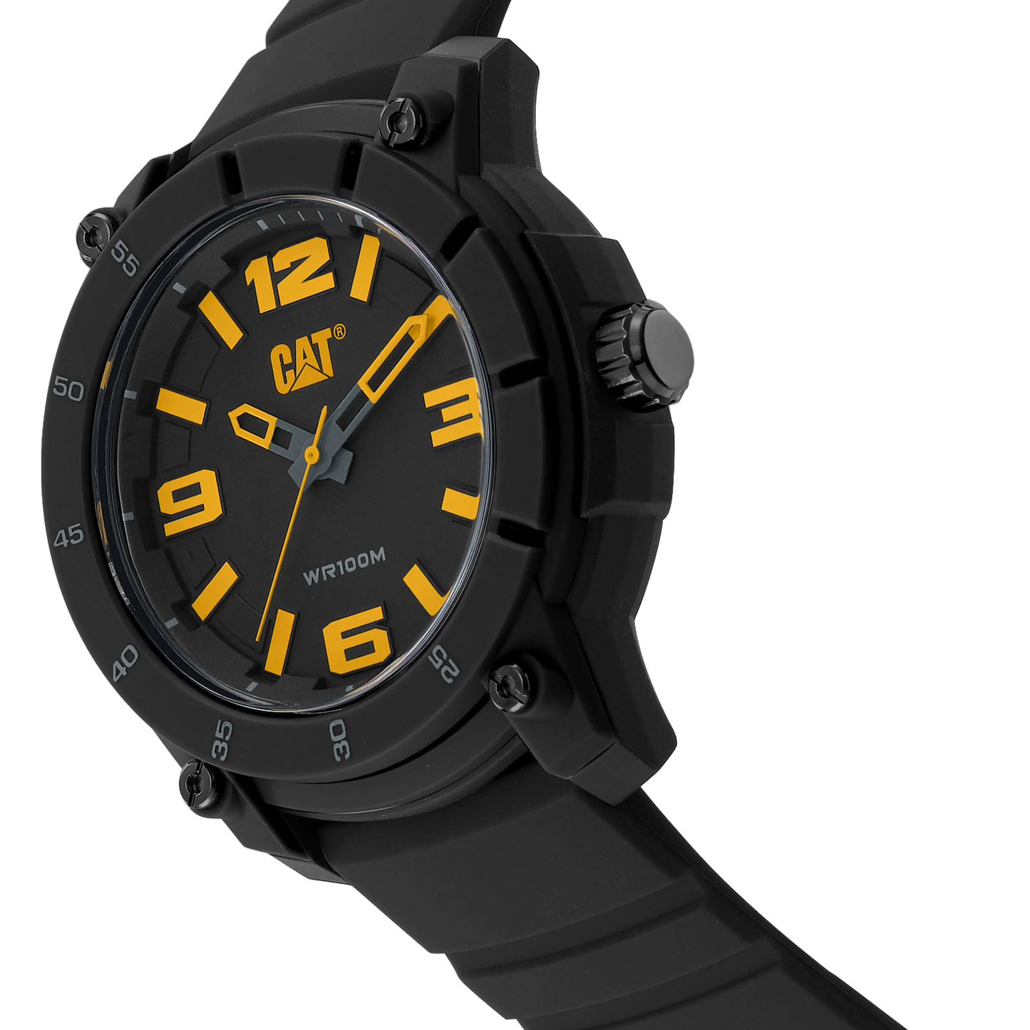 CATERPILLAR LY16021137 Strynox Black Silicon Strap