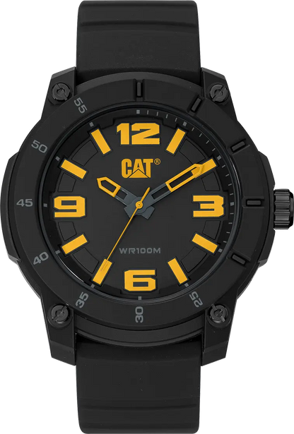 CATERPILLAR LY16021137 Strynox Black Silicon Strap