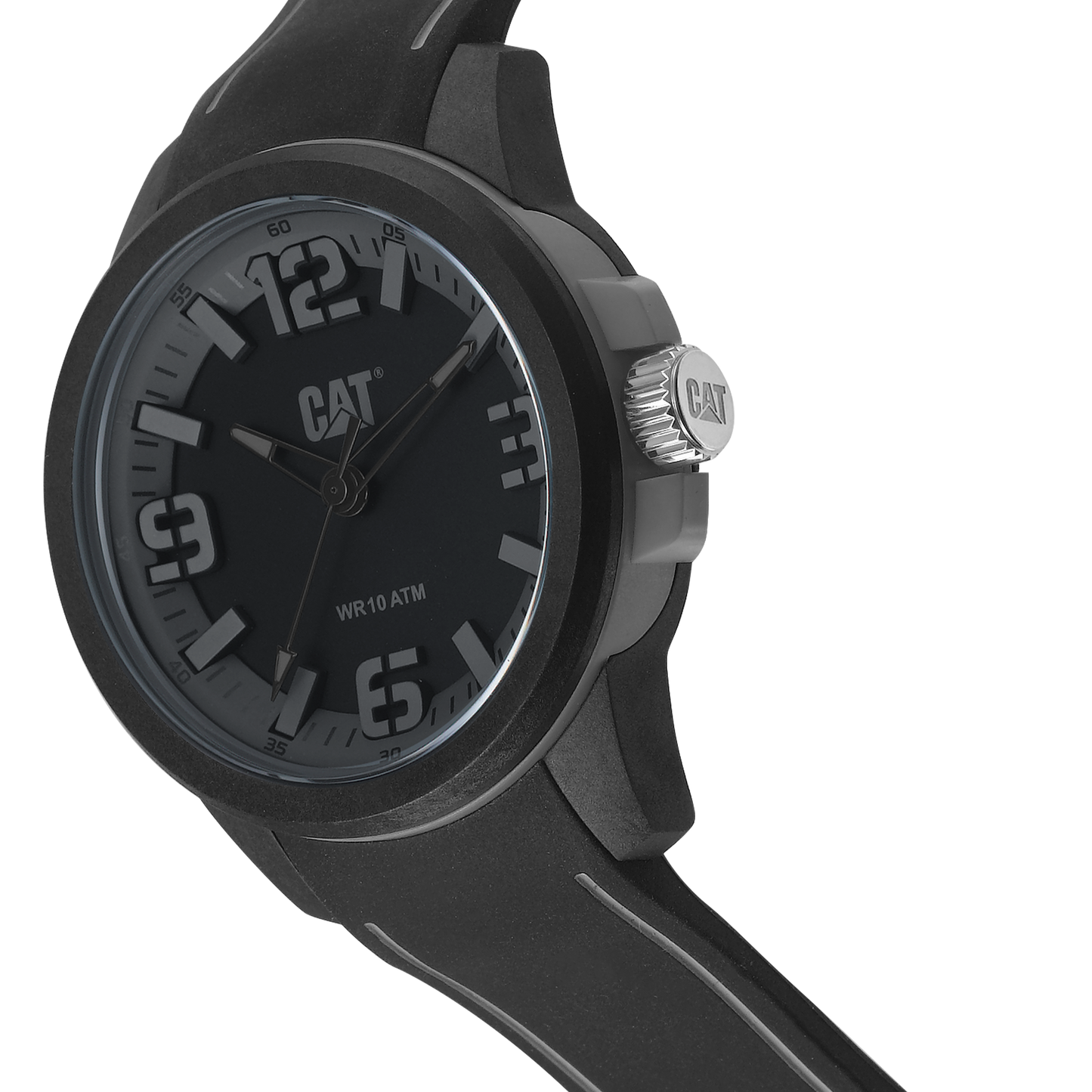 CATERPILLAR LZ11021121 Linevolt Black Silicon Strap