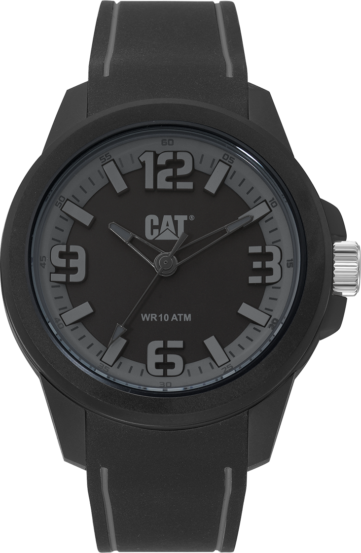 CATERPILLAR LZ11021121 Linevolt Black Silicon Strap