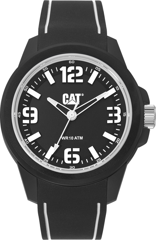 CATERPILLAR LZ11021122 Linevolt Black Silicon Strap