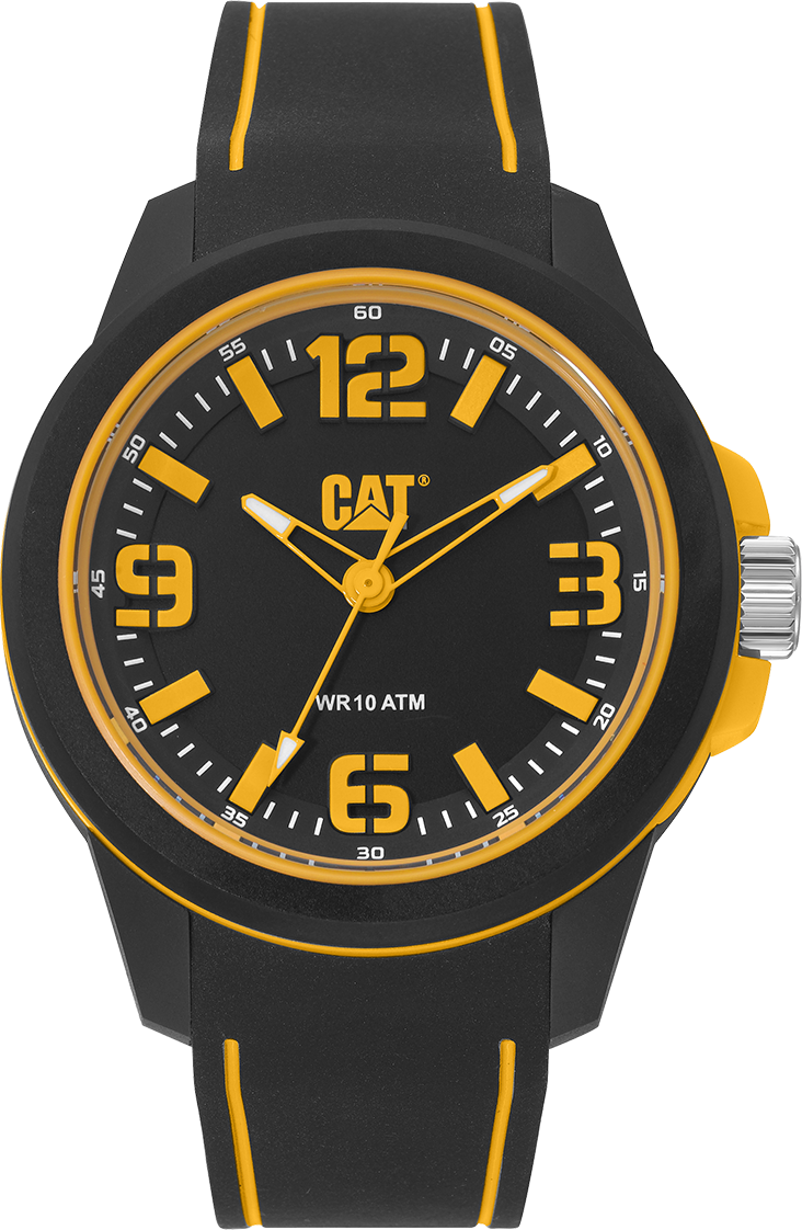 CATERPILLAR LZ11021127 Linevolt Black Silicon Strap