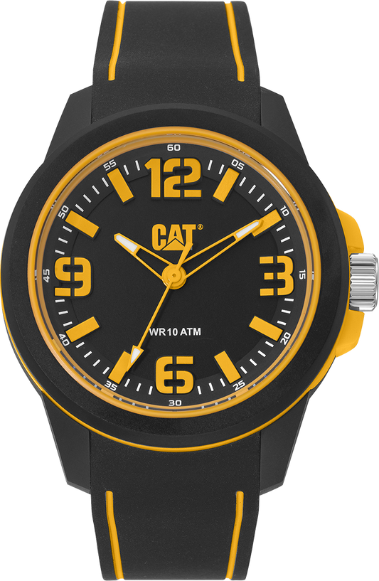 CATERPILLAR LZ11021127 Linevolt Black Silicon Strap