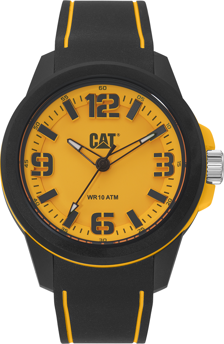 CATERPILLAR LZ11021721 Linevolt Black Silicon Strap