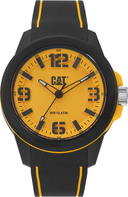 CATERPILLAR LZ11021721 Linevolt Black Silicon Strap