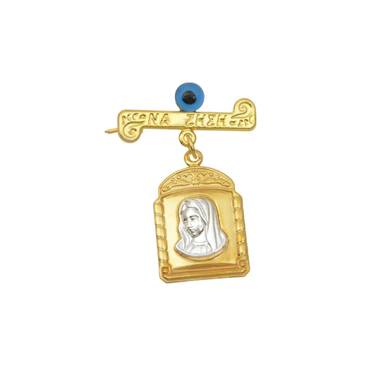 BC31004 Baby Headband in Gold Plated Silver