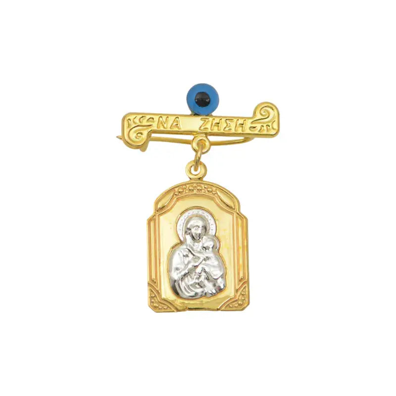 BC31004 Baby Headband in Gold Plated Silver