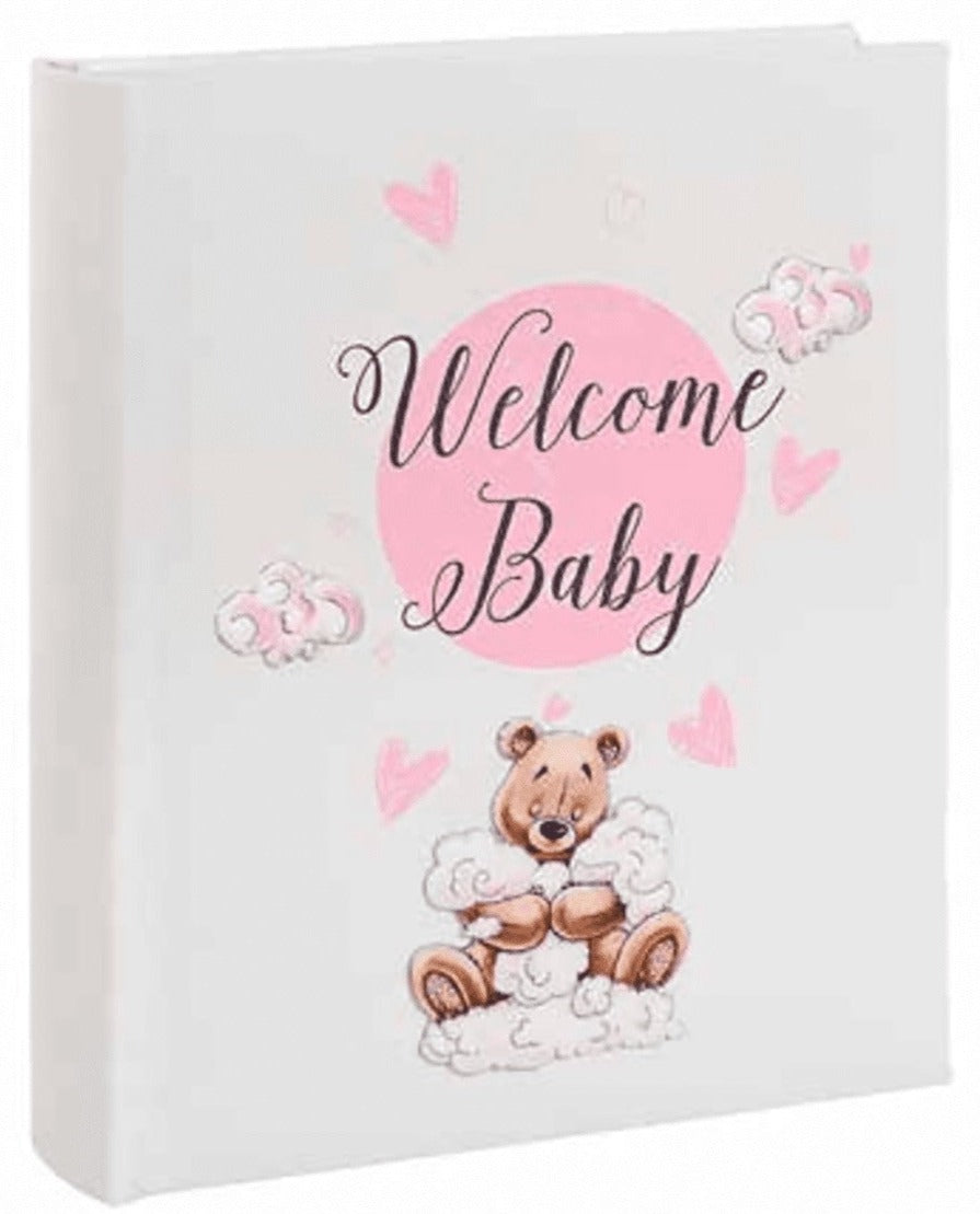 Album MA/A254R with Teddy Bear Silver for Girl 25x20