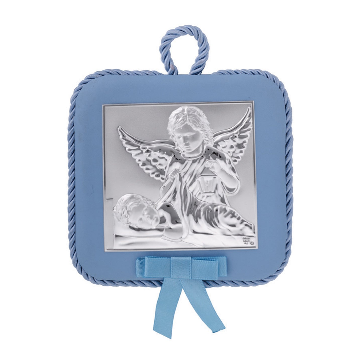 Silver Amulet MA/D1110E-C for a Newborn Baby Boy