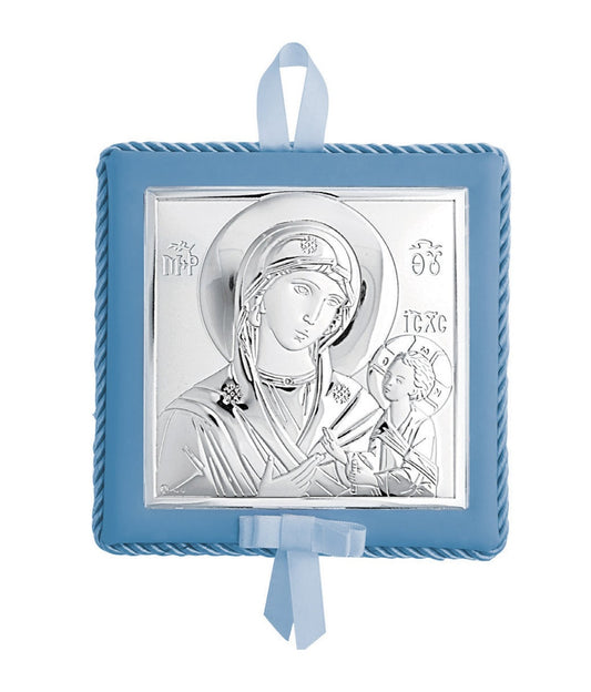 MA/DM652-LR Silver Amulet With Music for a Newborn Baby Girl