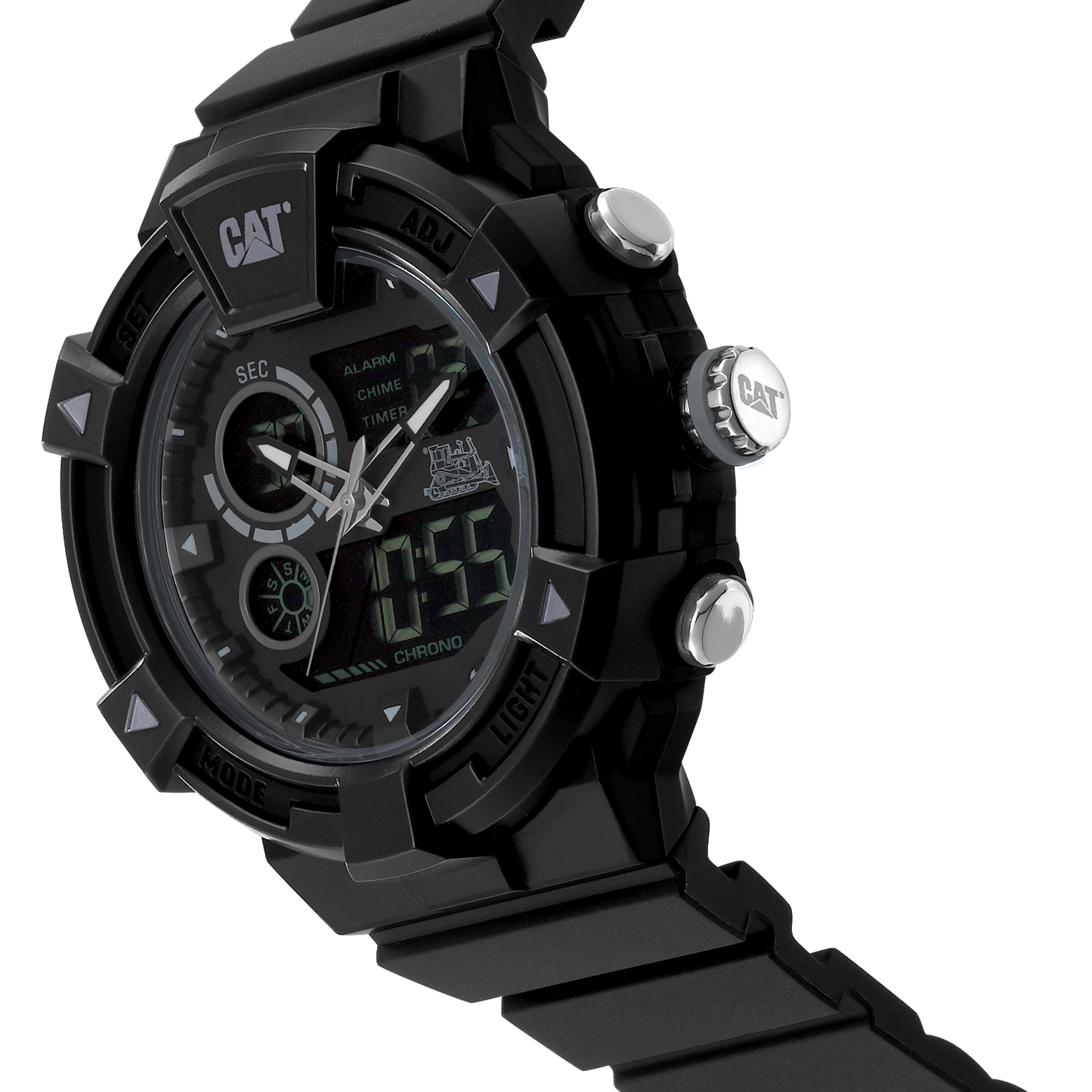 CATERPILLAR MI16521131 Dualmode Black Silicon Strap