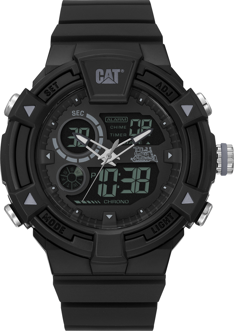 CATERPILLAR MI16521131 Dualmode Black Silicon Strap