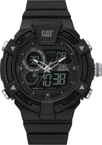 CATERPILLAR MI16521131 Dualmode Black Silicon Strap