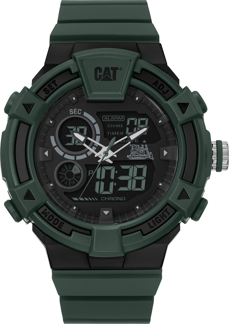 CATERPILLAR MI16523133 Dualmode Green Silicon Strap