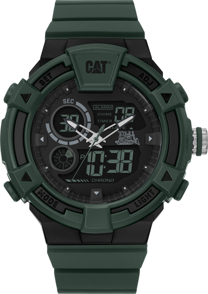 CATERPILLAR MI16523133 Dualmode Green Silicon Strap