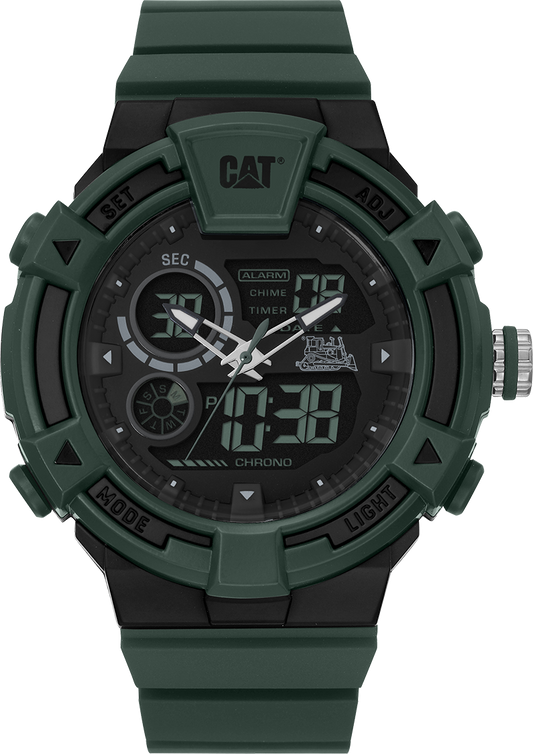 CATERPILLAR MI16523133 Dualmode Green Silicon Strap