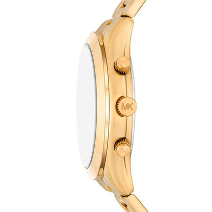 Michael Kors MK1076SET Slim Runway Gold Stainless Steel Bracelet