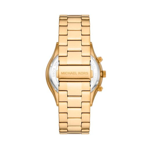 Michael Kors MK1076SET Slim Runway Gold Stainless Steel Bracelet