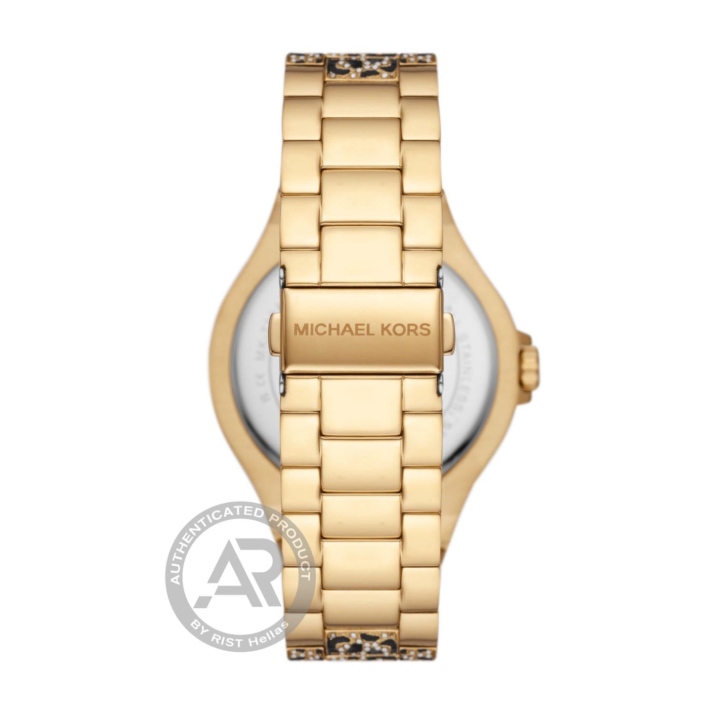 Michael Kors MK7284 Lennox Animal Print Gold Stainless Steel Watch