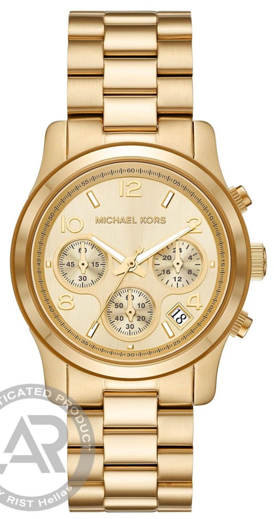 Michael Kors MK7323 Runway Chronograph Gold Stainless Steel Bracelet