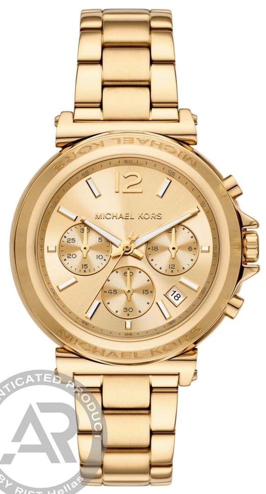 Michael Kors MK7493 Maren Chronograph Gold Stainless Steel Bracelet