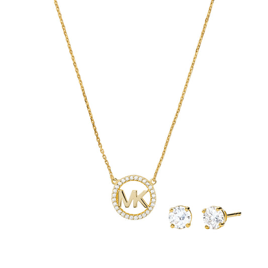 Michael Kors MKC1208AN710 Premium Necklace In Gold Plated Silver