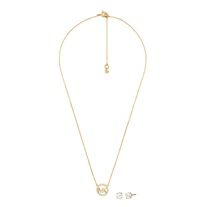Michael Kors MKC1208AN710 Premium Necklace In Gold Plated Silver